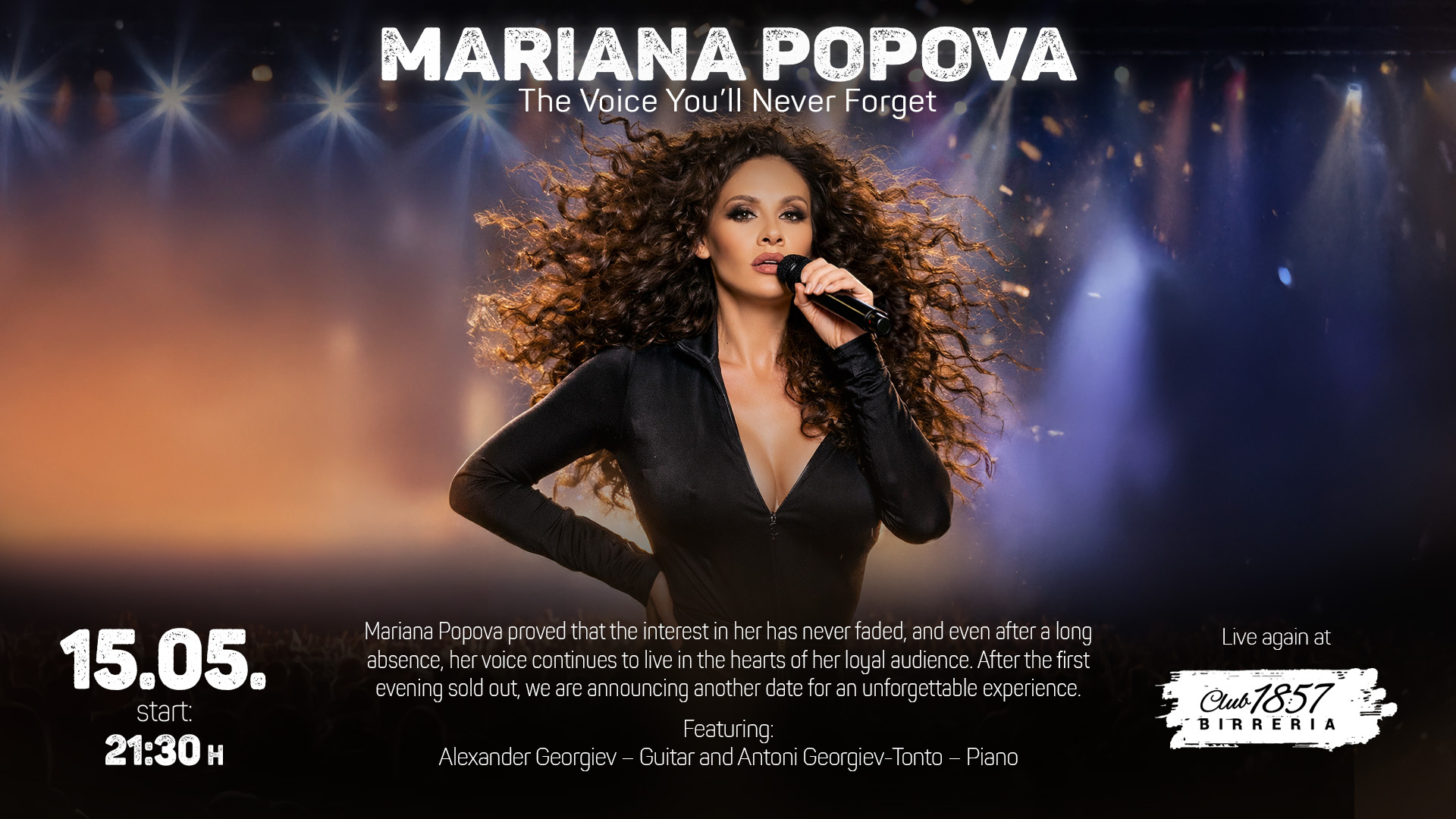 mariana popova live event club 1857 - 15.05.2026