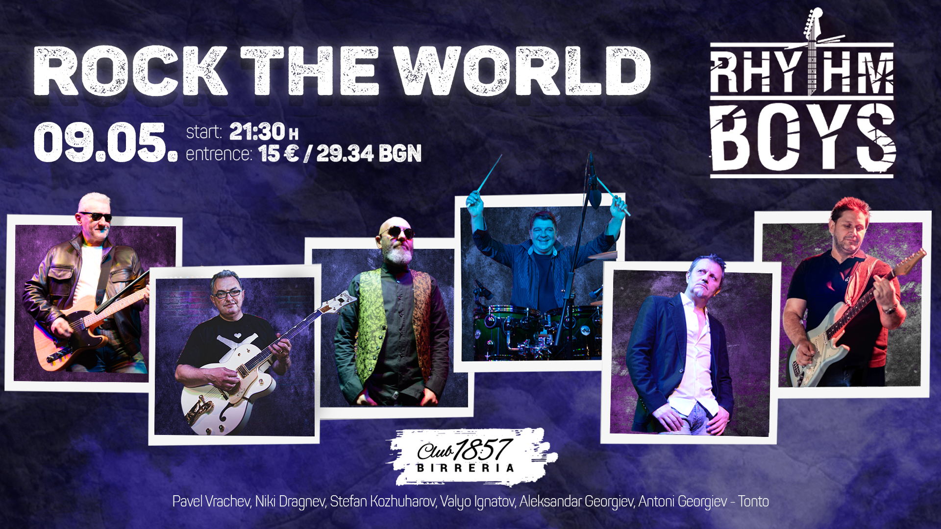 rhythm boys - live music - club1857 - 09.05.2026