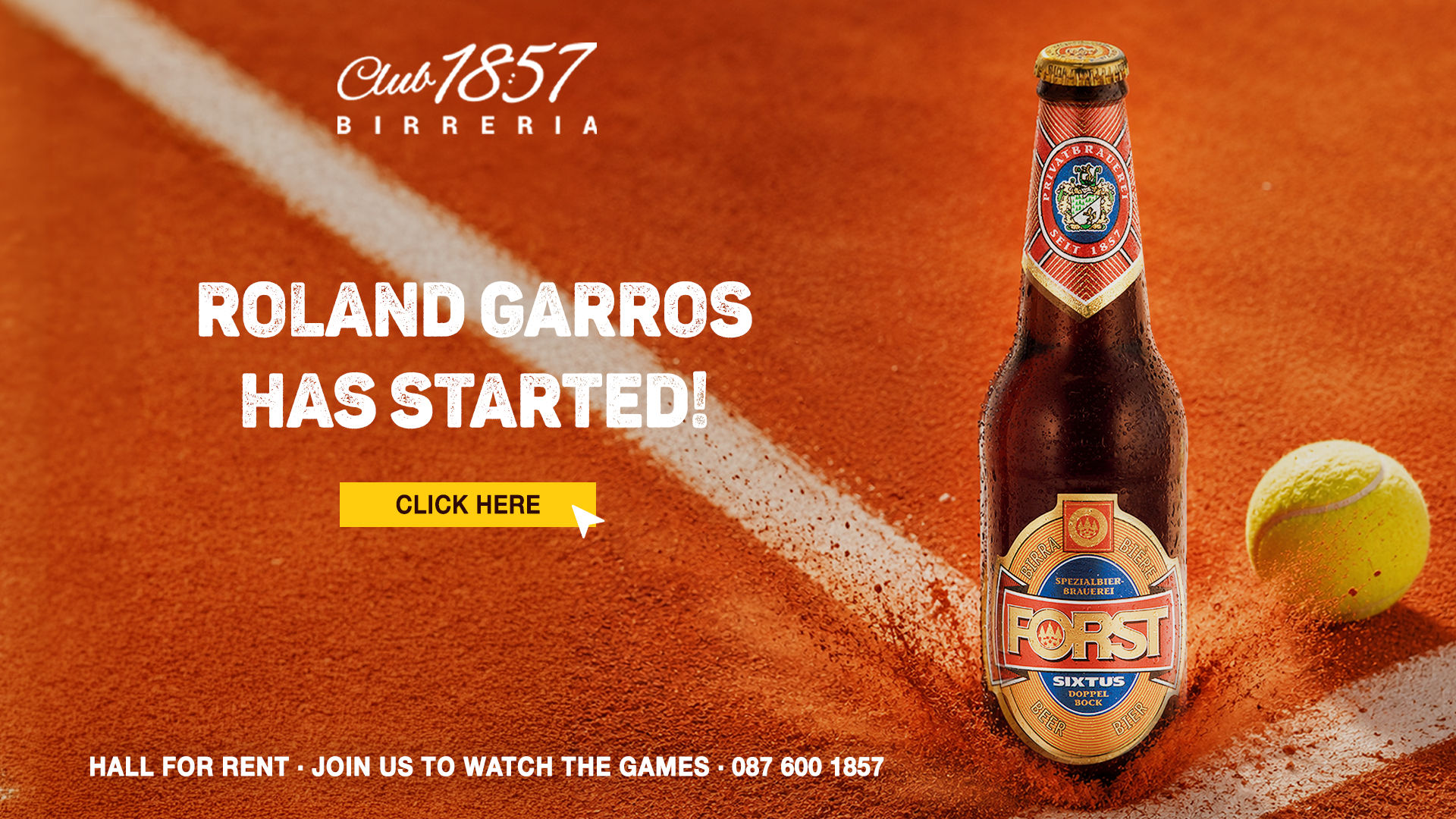 roland garros 2026 at club1857