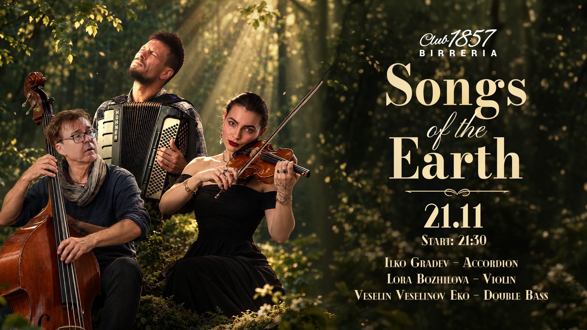 Songs for Earth live at Club 1857